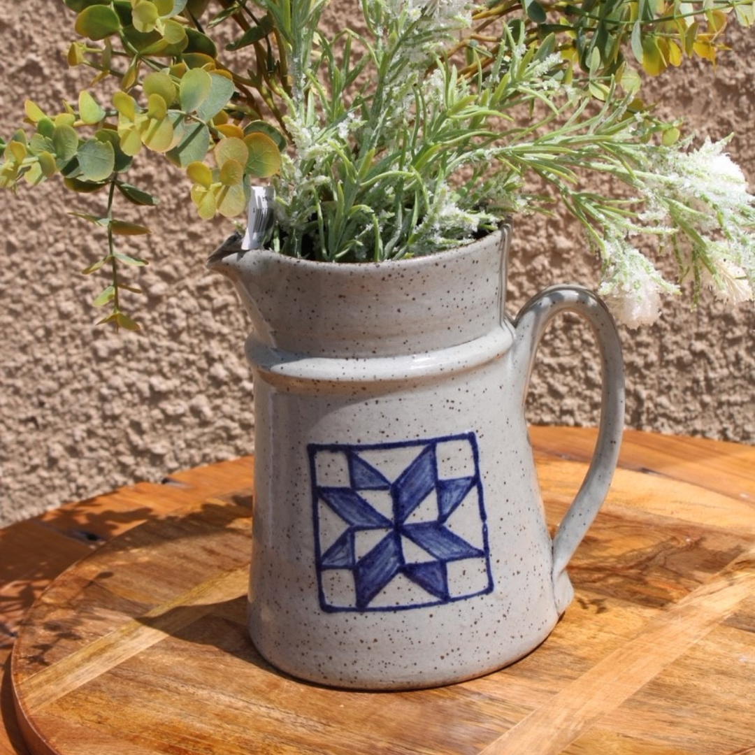 Classic Pitcher- Barn Quilt – Rowe Pottery