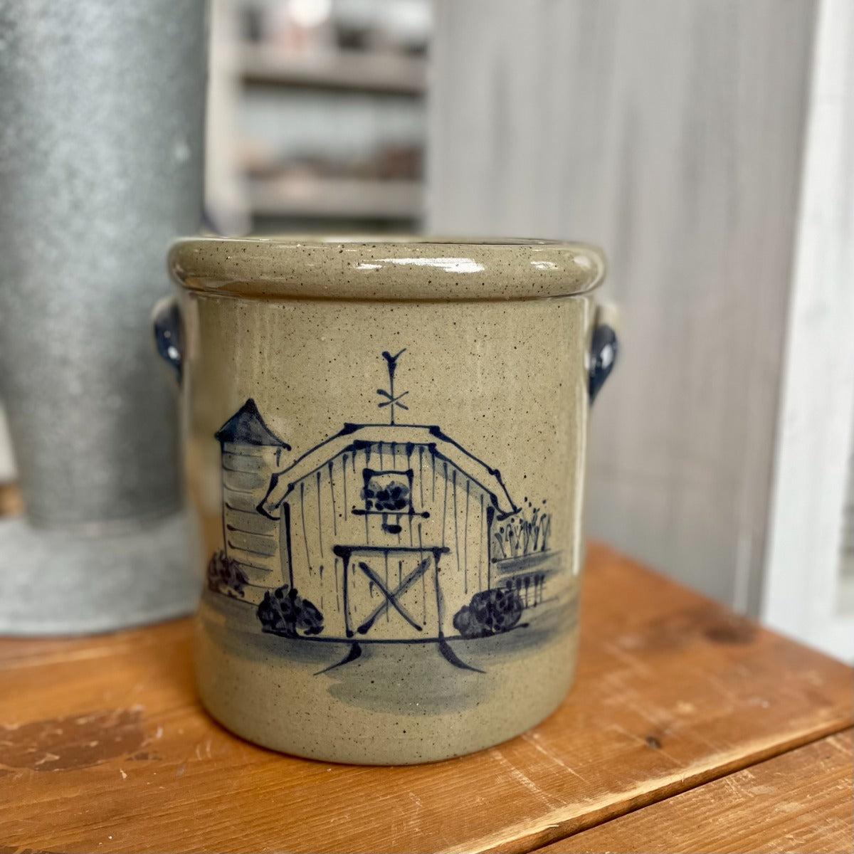 1 Gallon Crock- Barn