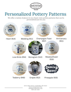 1 Gallon Crock - Personalized (Choose Your Pattern)
