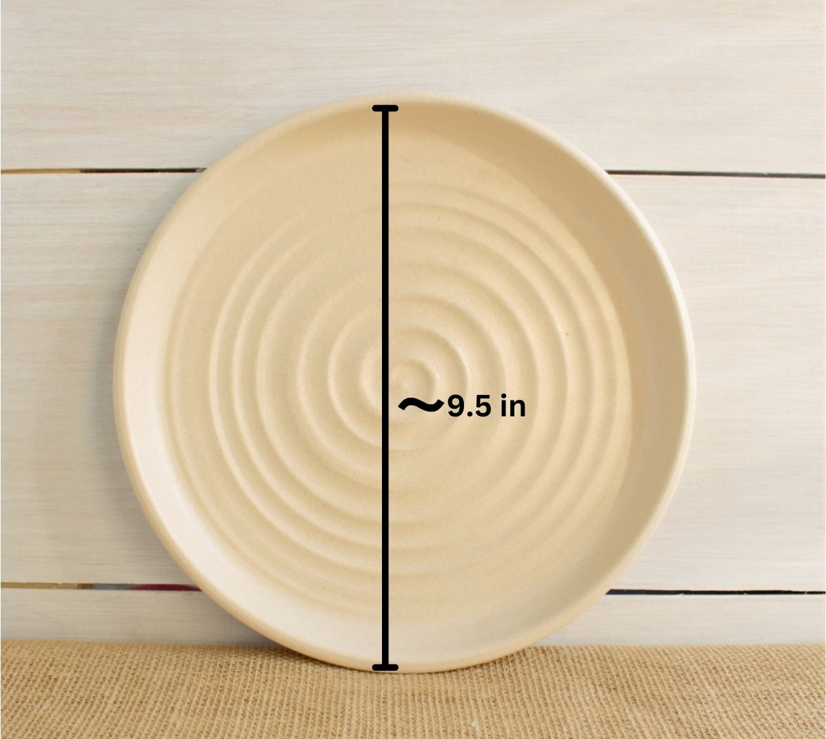 Farmhouse Ridges Mini Charcuterie Board- Drift white