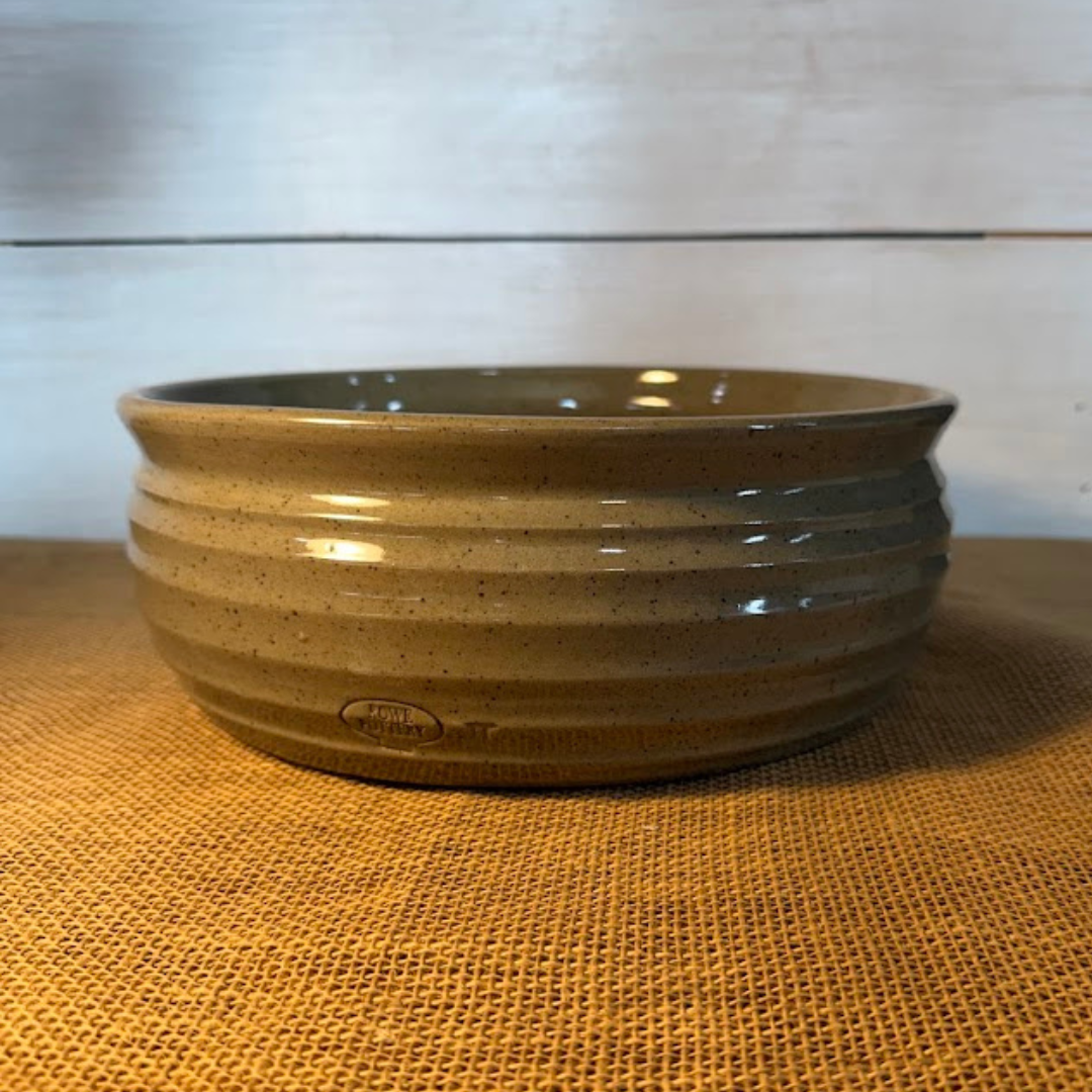 Ridges Serving Bowl - Mocha