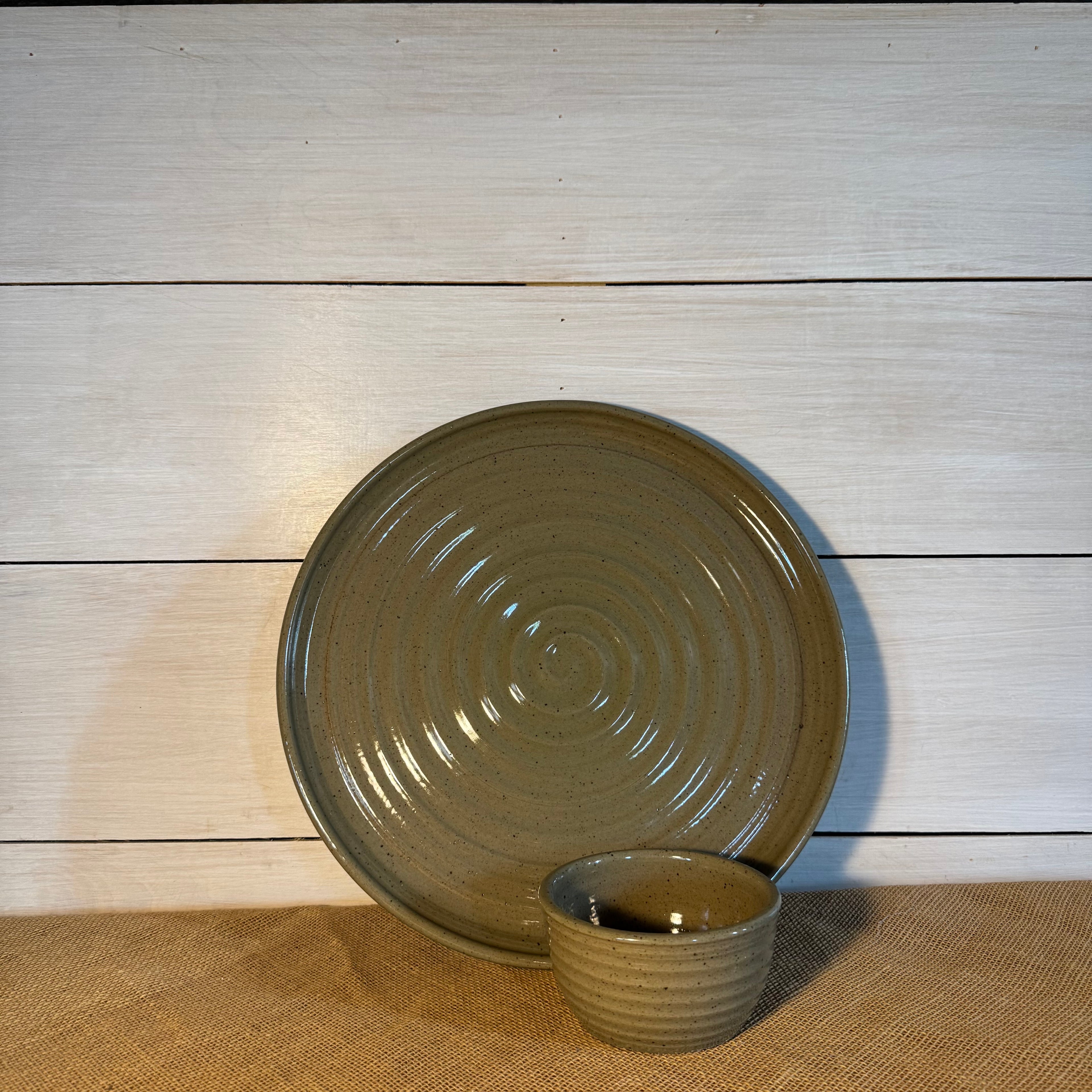 Ridges Chip & Dip Set- Mocha