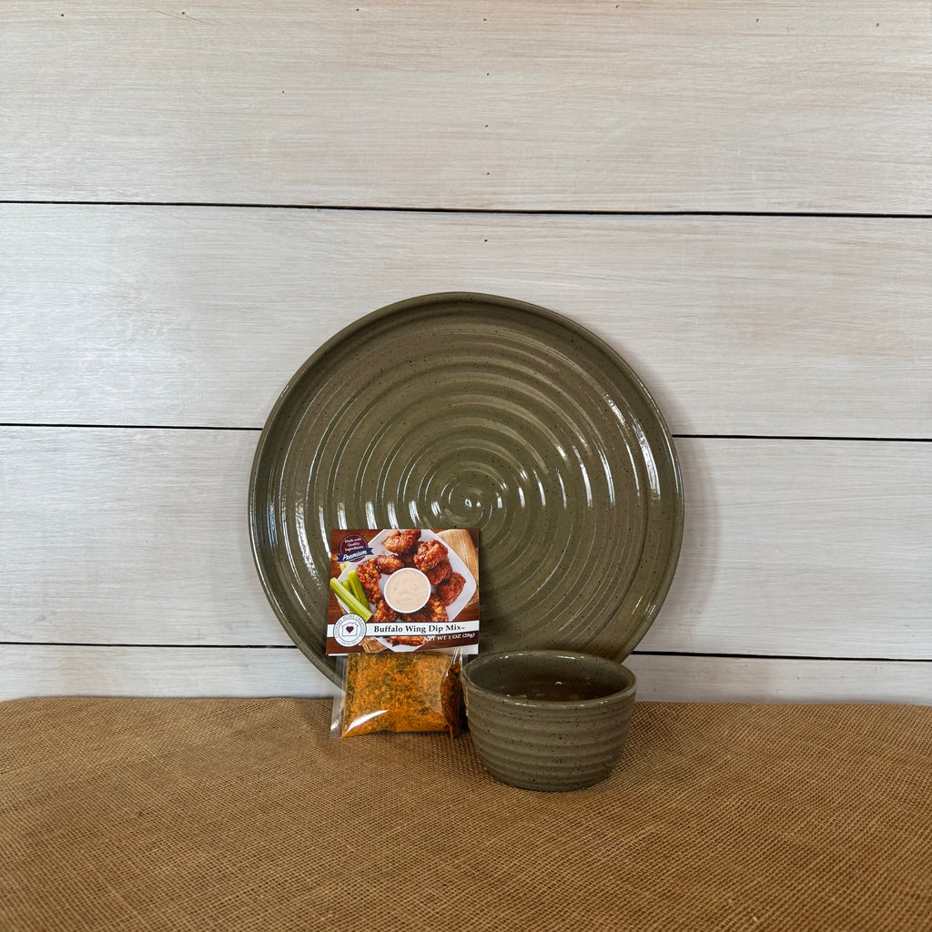Ridges Chip & Dip Set- Mocha