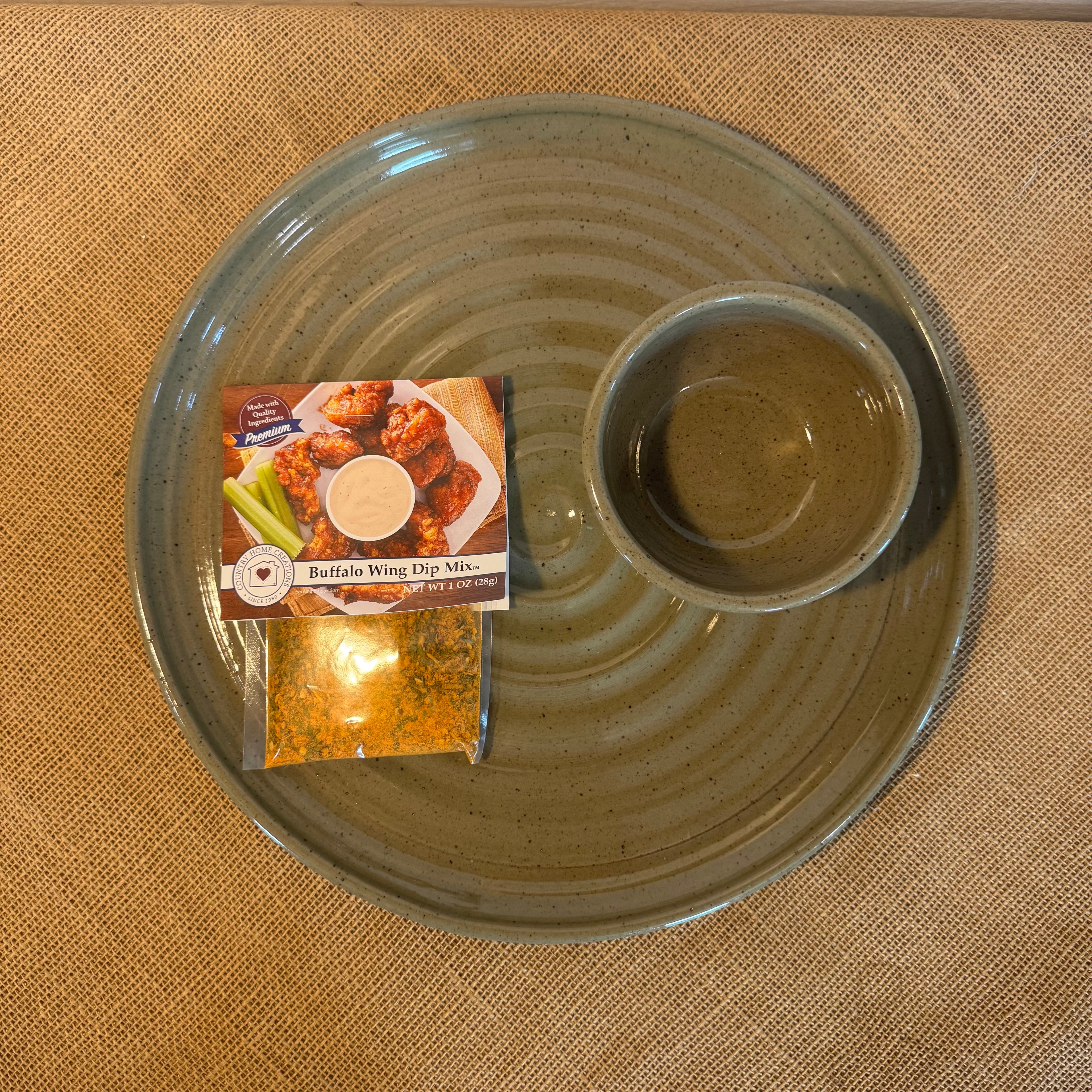 Ridges Chip & Dip Set- Mocha
