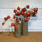 Ridges 7" Vase - Mocha