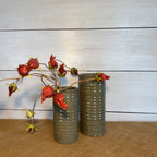 Ridges 7" Vase - Mocha