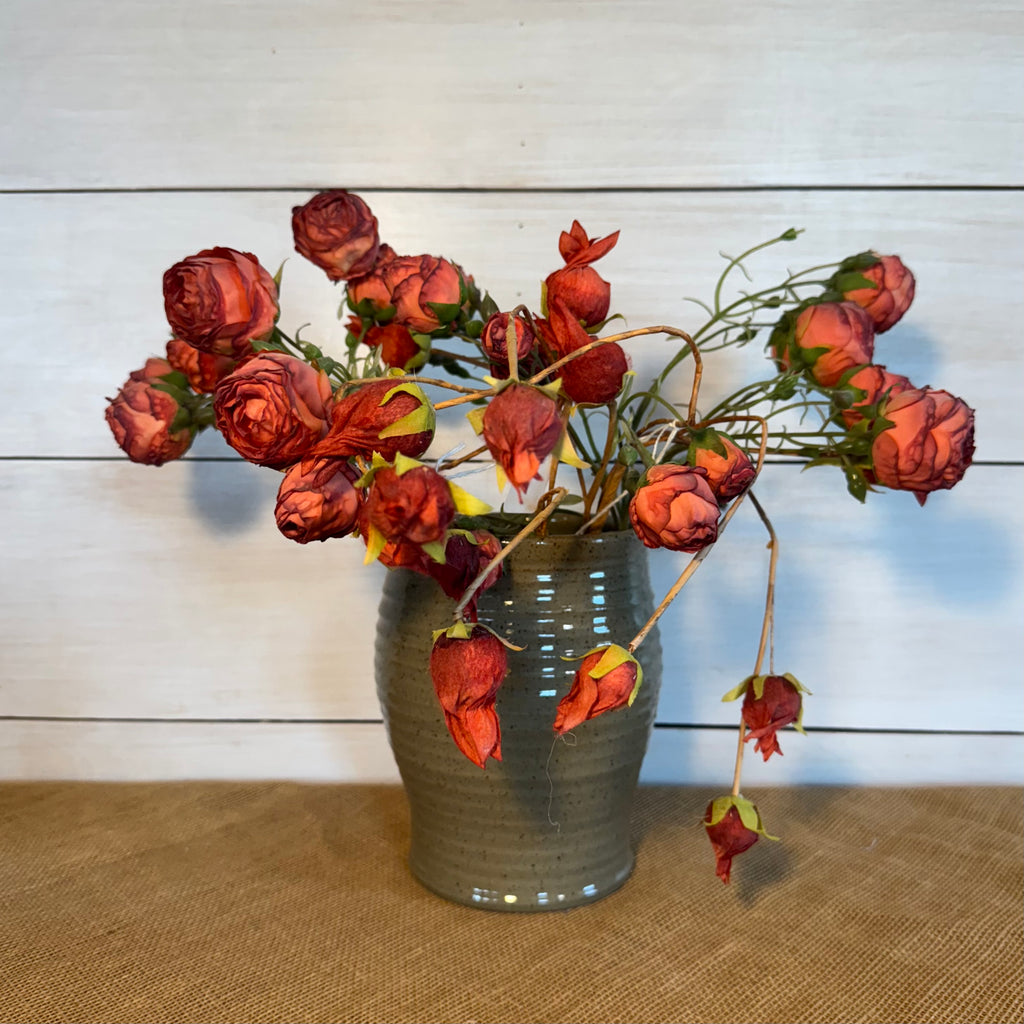 Ridges Utensil Jar- Mocha
