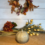 Fall Collectible Pumpkins- Set of 2 Mocha