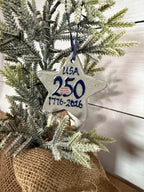 2026 Collectible 250 Years of United States Holiday Ornament