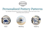 1 Gallon Crock Modern Stoneware - Personalized (Choose Your Pattern)