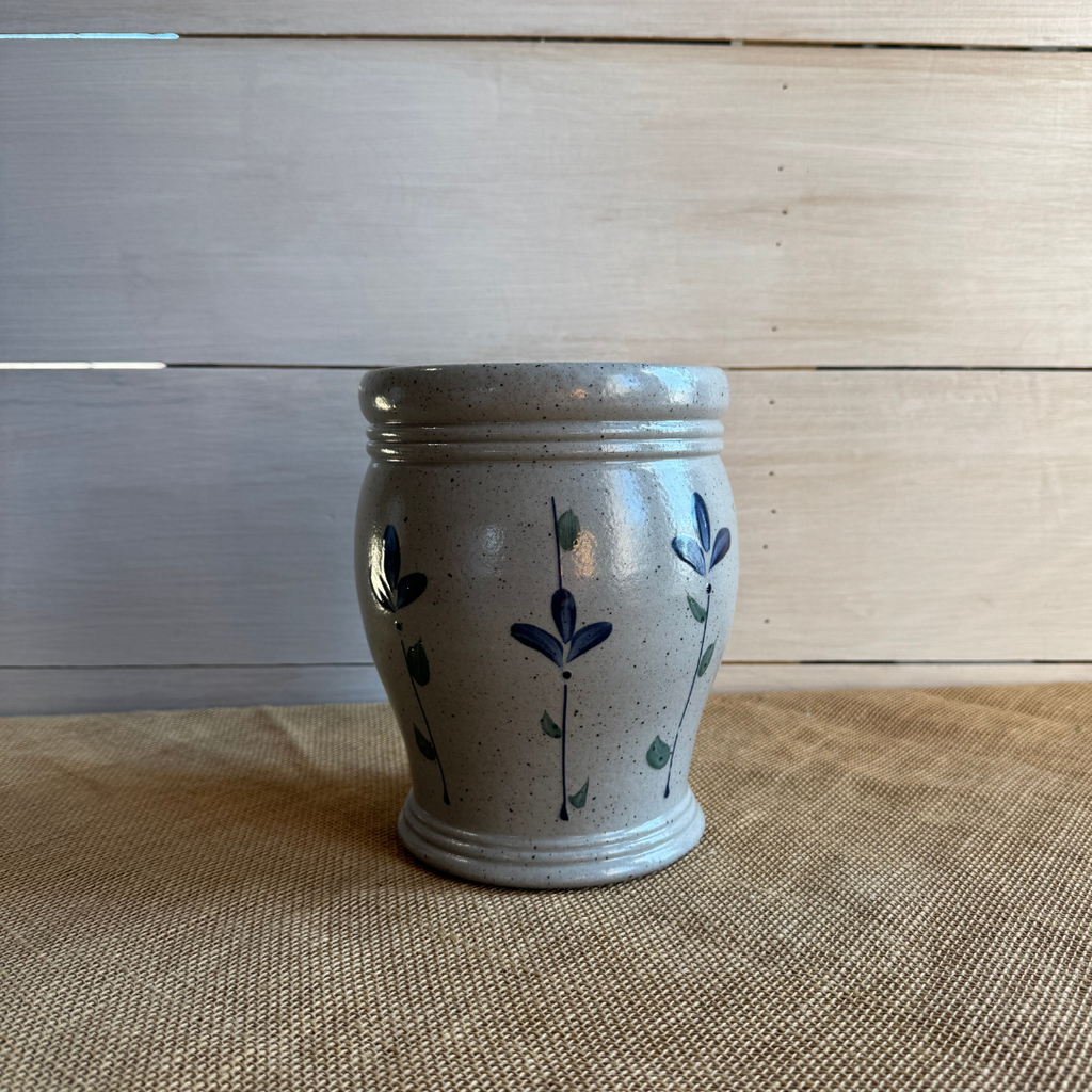 Large Utensil Jar- Petals in Bloom