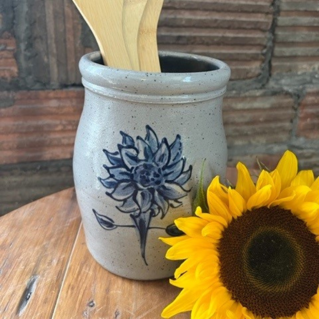 Utensil Jar- Sunflower