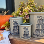 1 Gallon Crock - Stacked Pumpkin