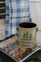 1 Gallon Crock- Adventure Awaits