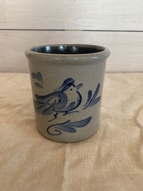 1 1/2 Pint Crock- Bird