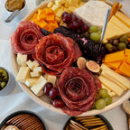 Farmhouse Ridges Mini Charcuterie Board- Drift white