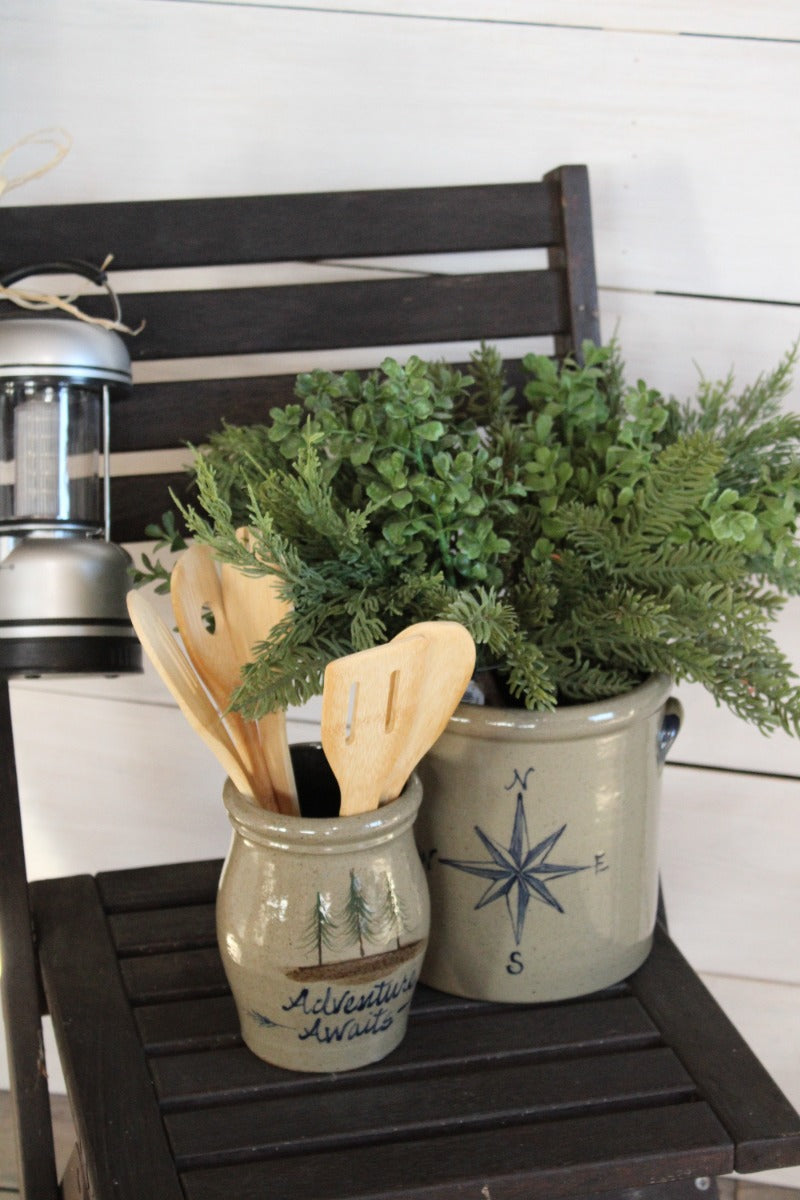 1 Gallon Crock- Compass