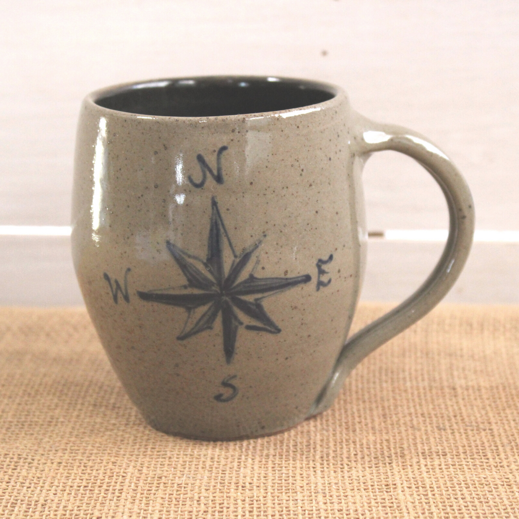 Cafe Mug- Compass