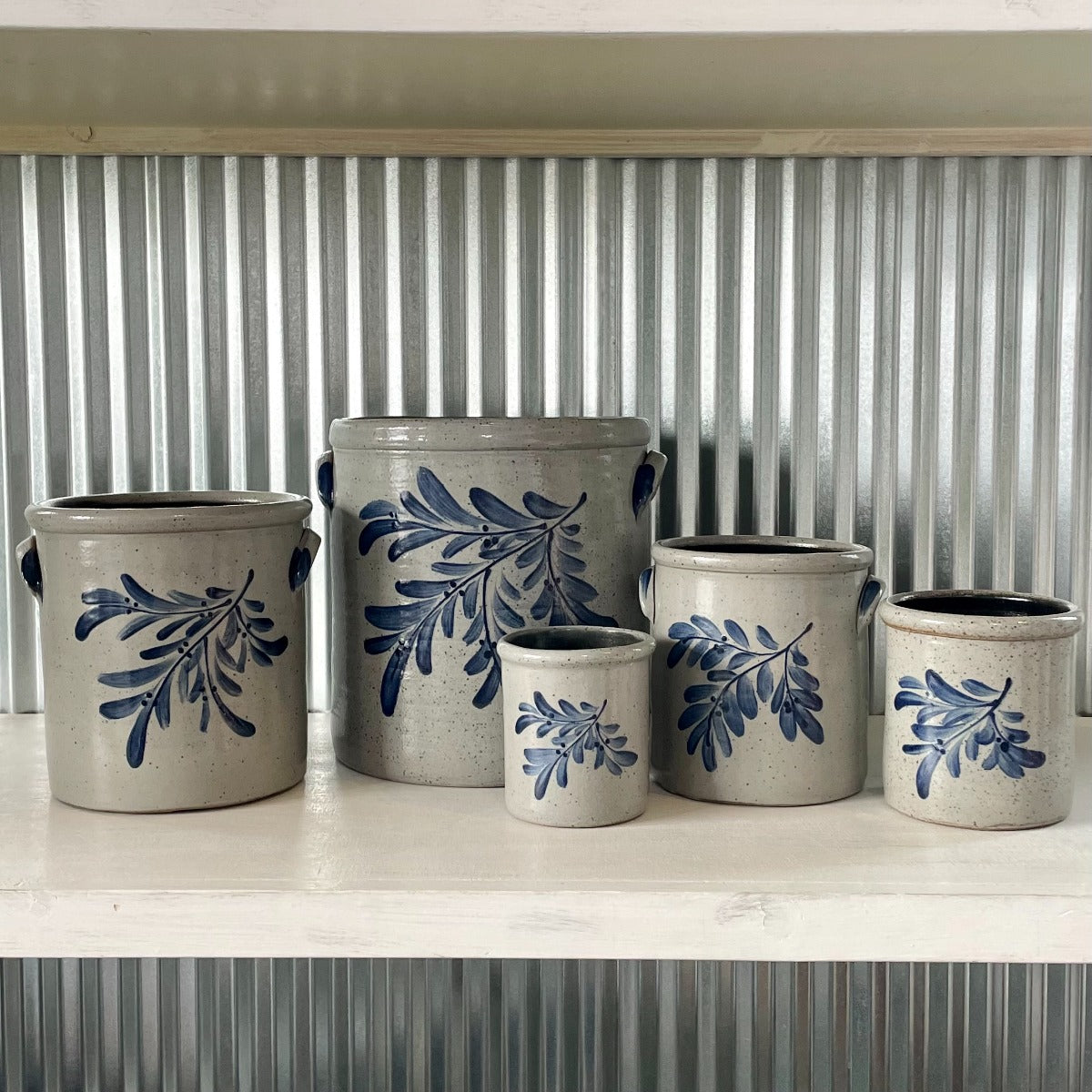 1 Quart Crock- Teaberry