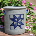 1/2 Gallon Crock- Barn Quilt