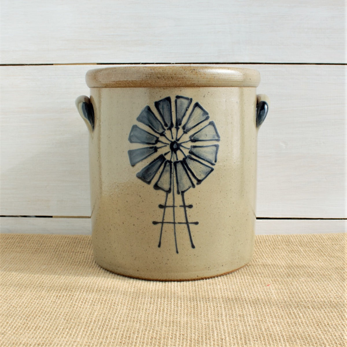 1 Gallon Crock - Windmill – Rowe Pottery