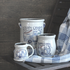 Candle Crock- Happy Camper