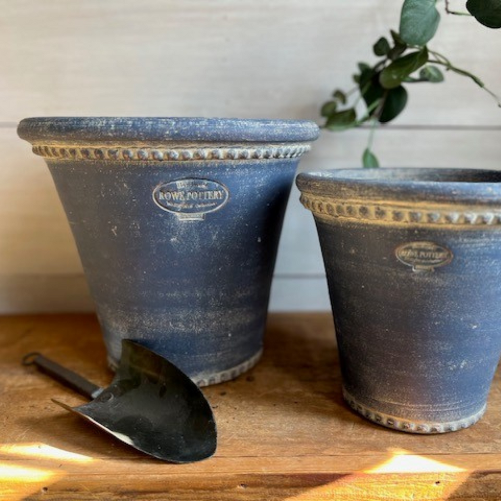 Beaded Long Tom Garden Pot #6  (4 Colors)