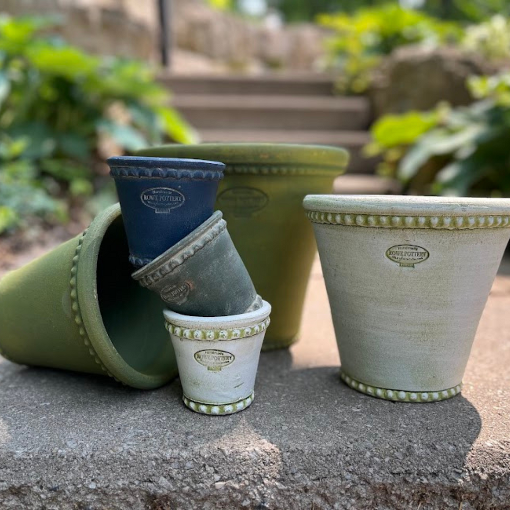 Beaded Long Tom Garden Pot #10 (4 Colors)