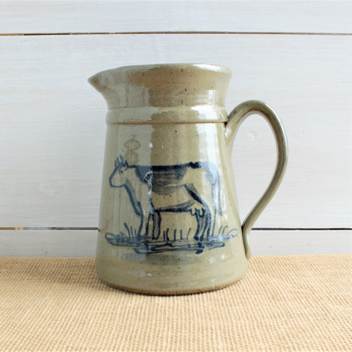 Classic Pitcher- Cow – Rowe Pottery