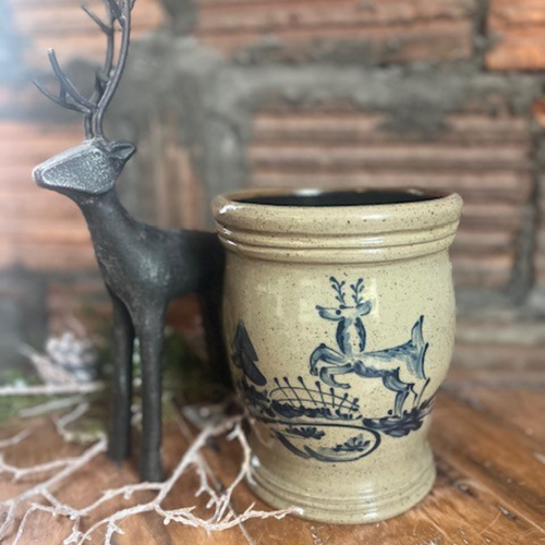 50th Anniversary Ovoid Utensil Jar- Norton Deer