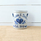 1/2 Gallon Crock- Personalized (Choose A Pattern)