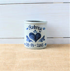 1 Quart Crock- Personalized (Choose Your Pattern)