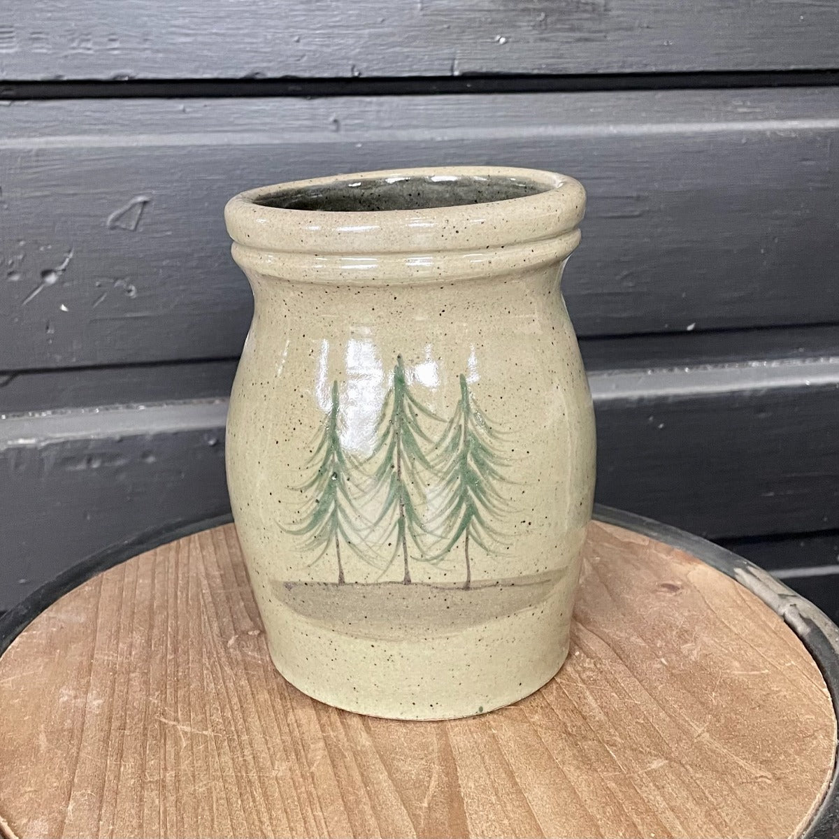 Utensil Jar- Northwoods Pine Tree