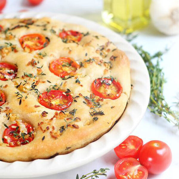 Farmhouse Ridges Pie Plate - Drift White