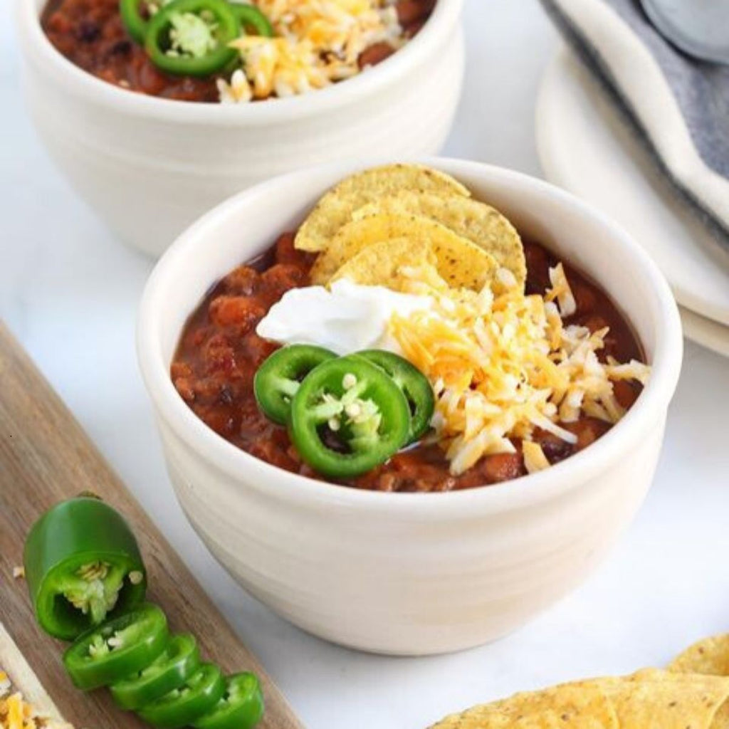 Ridges Dessert/Dip Bowl- Drift White