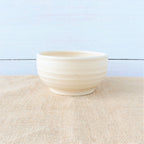 Farmhouse Ridges Salad Bowl- Drift White