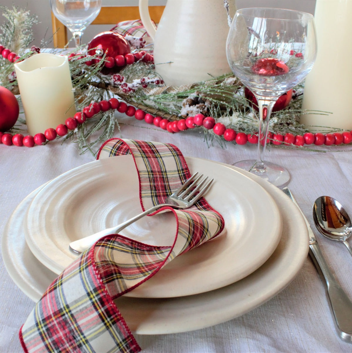 Farmhouse Ridges Dinner Plate- Drift White