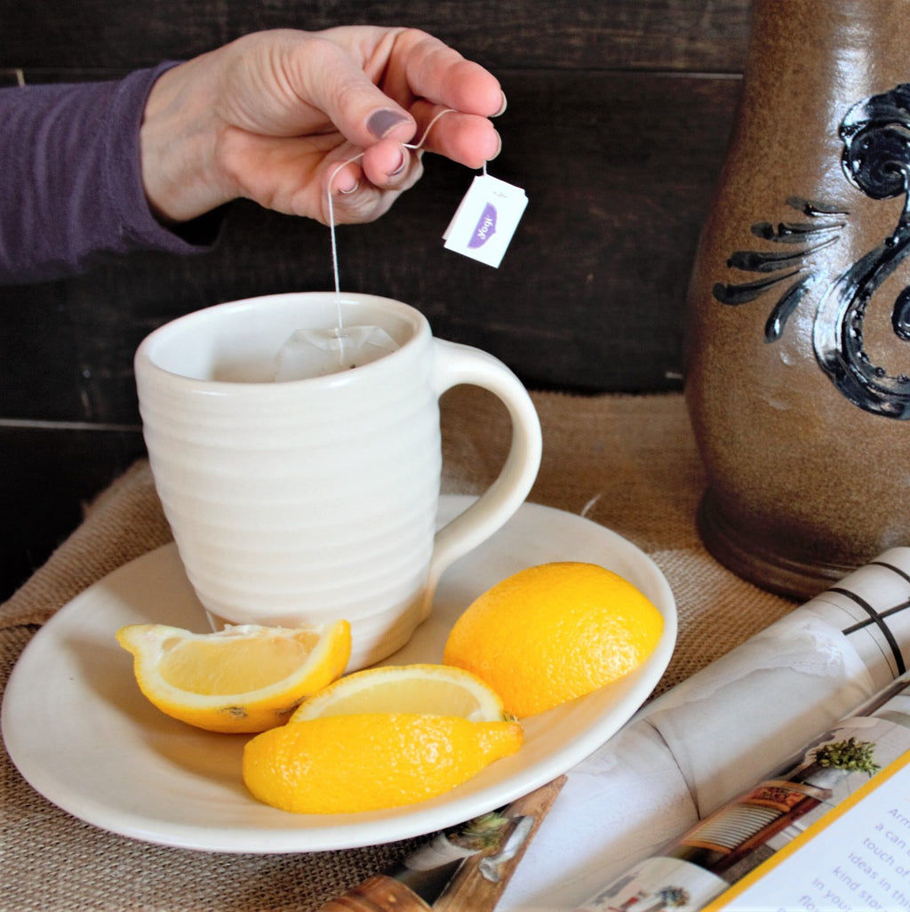 Farmhouse Ridges Mug- Drift White