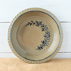 Deep Dish Pie Plate- Farm Floral Second