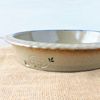 Deep Dish Pie Plate- Farm Floral Second