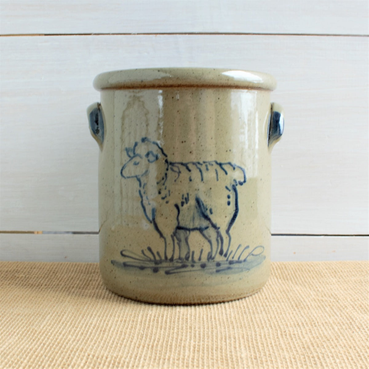1/2 Gallon Crock- Sheep – Rowe Pottery