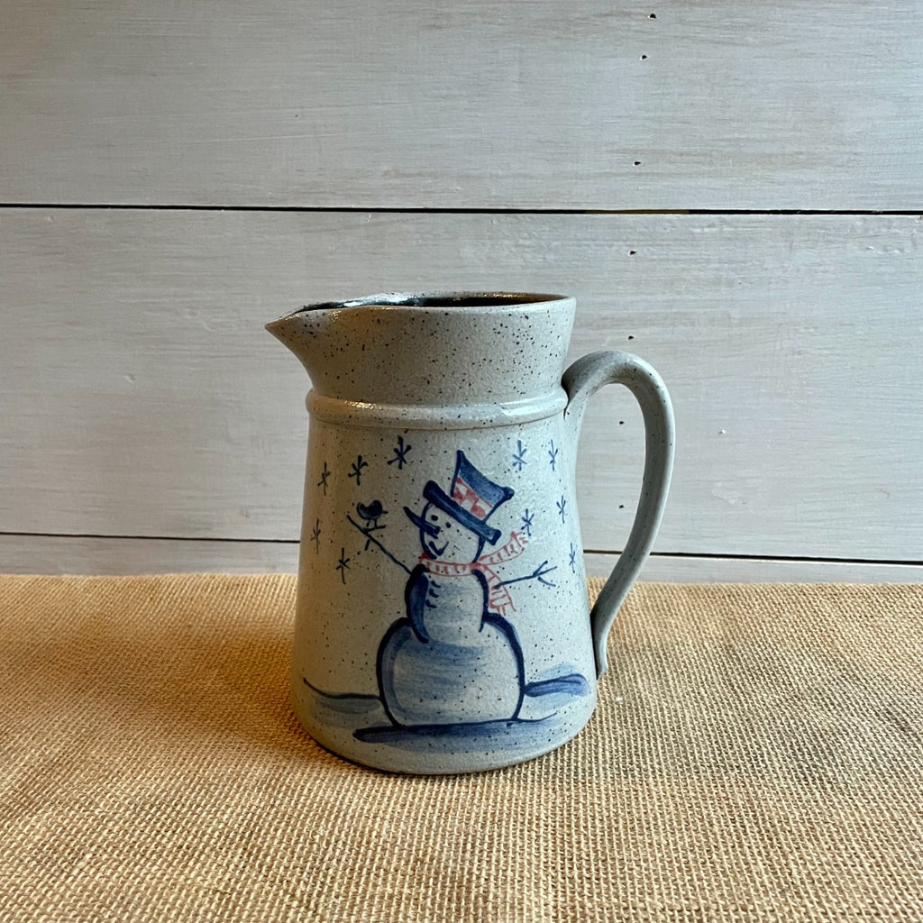 Classic Pitcher- Snowman