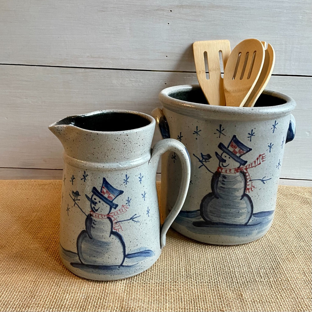 Classic Pitcher- Snowman