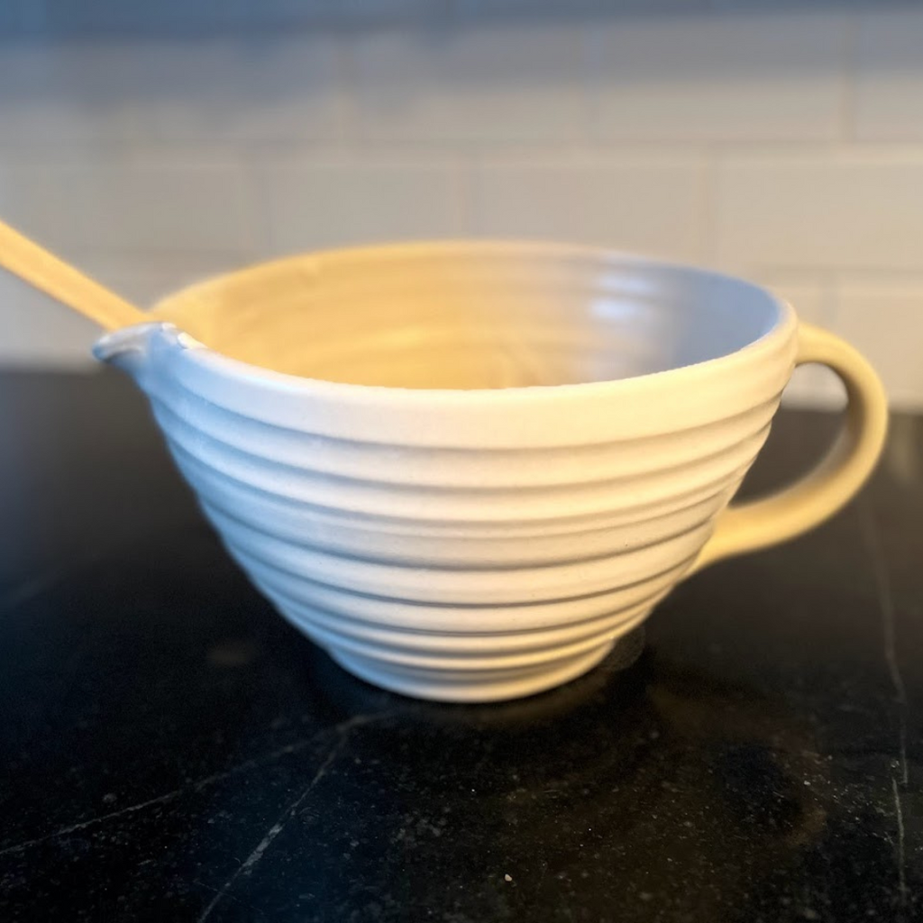 Ridges Batter Bowl- Drift White