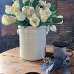 2 Gallon Crock- Drift White