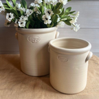 2 Gallon Crock- Drift White