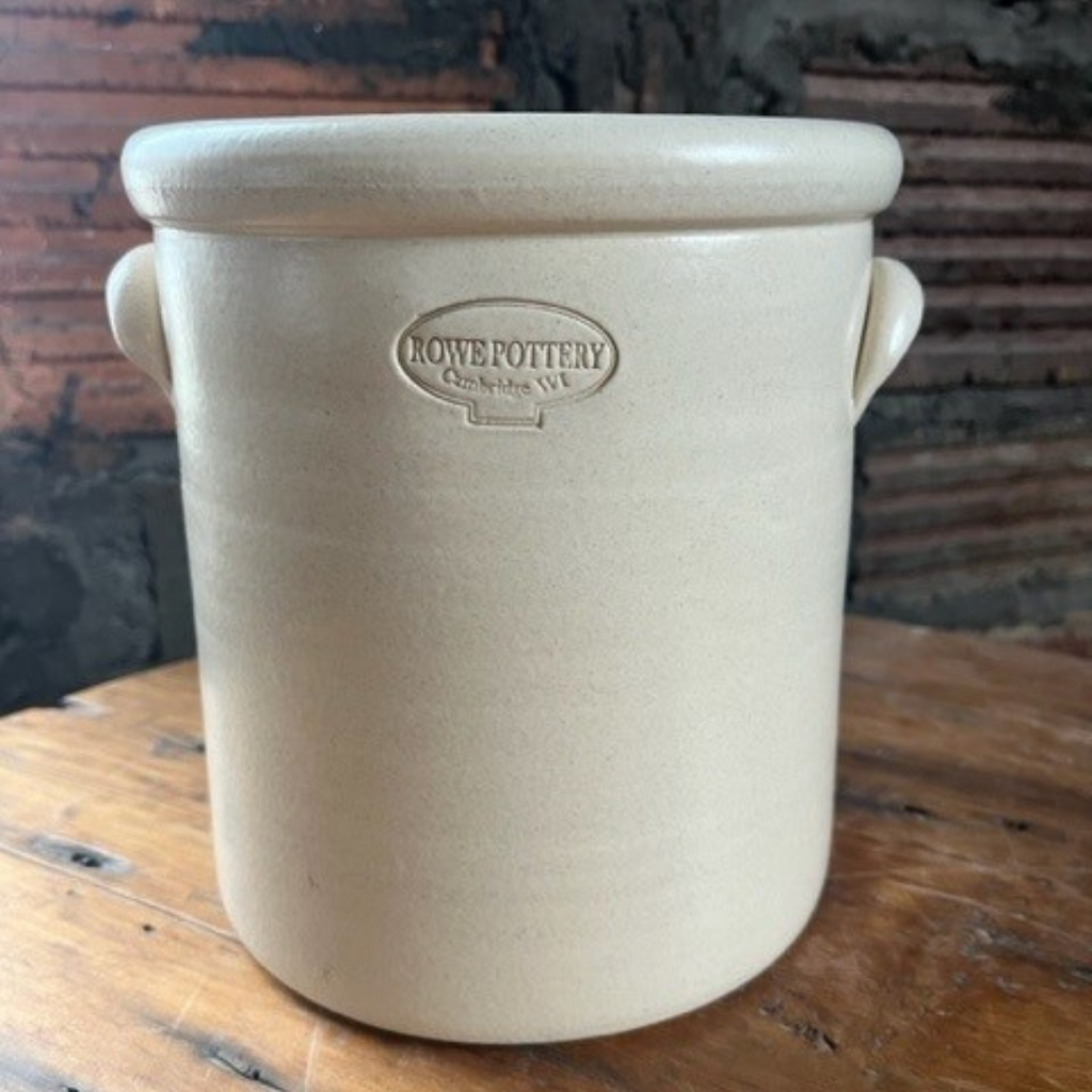 1/2 Gallon Crock - Drift White