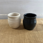 Farmhouse Ridges Cocktail Glass- Black Tie