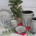 Candle Crock- Winterberry