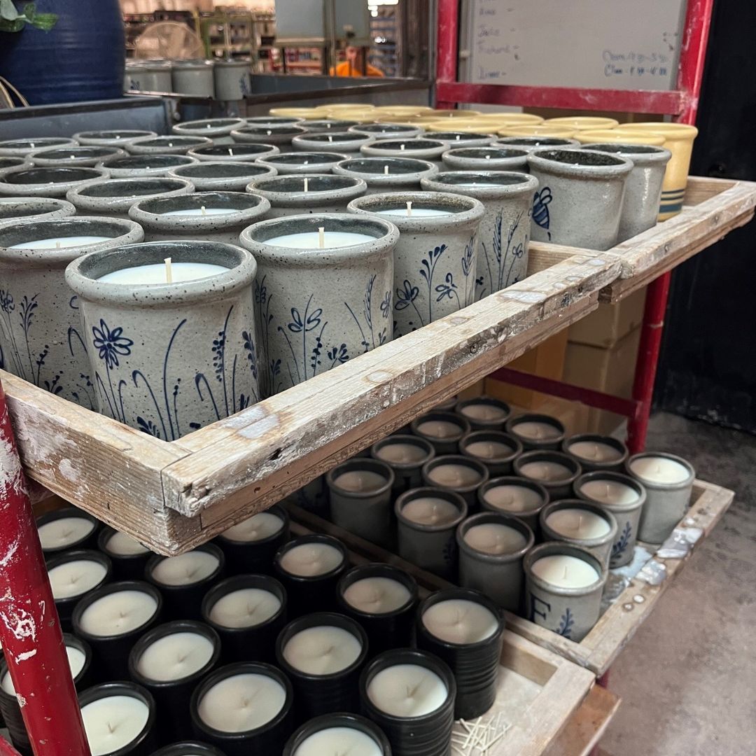 Candle Crock- Wildflower